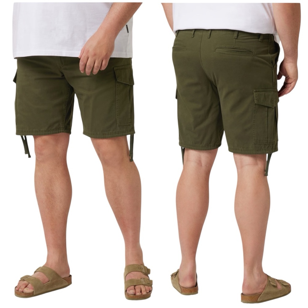 NWT Jack & Jones Cargo Shorts Loose Fit Green Size 46